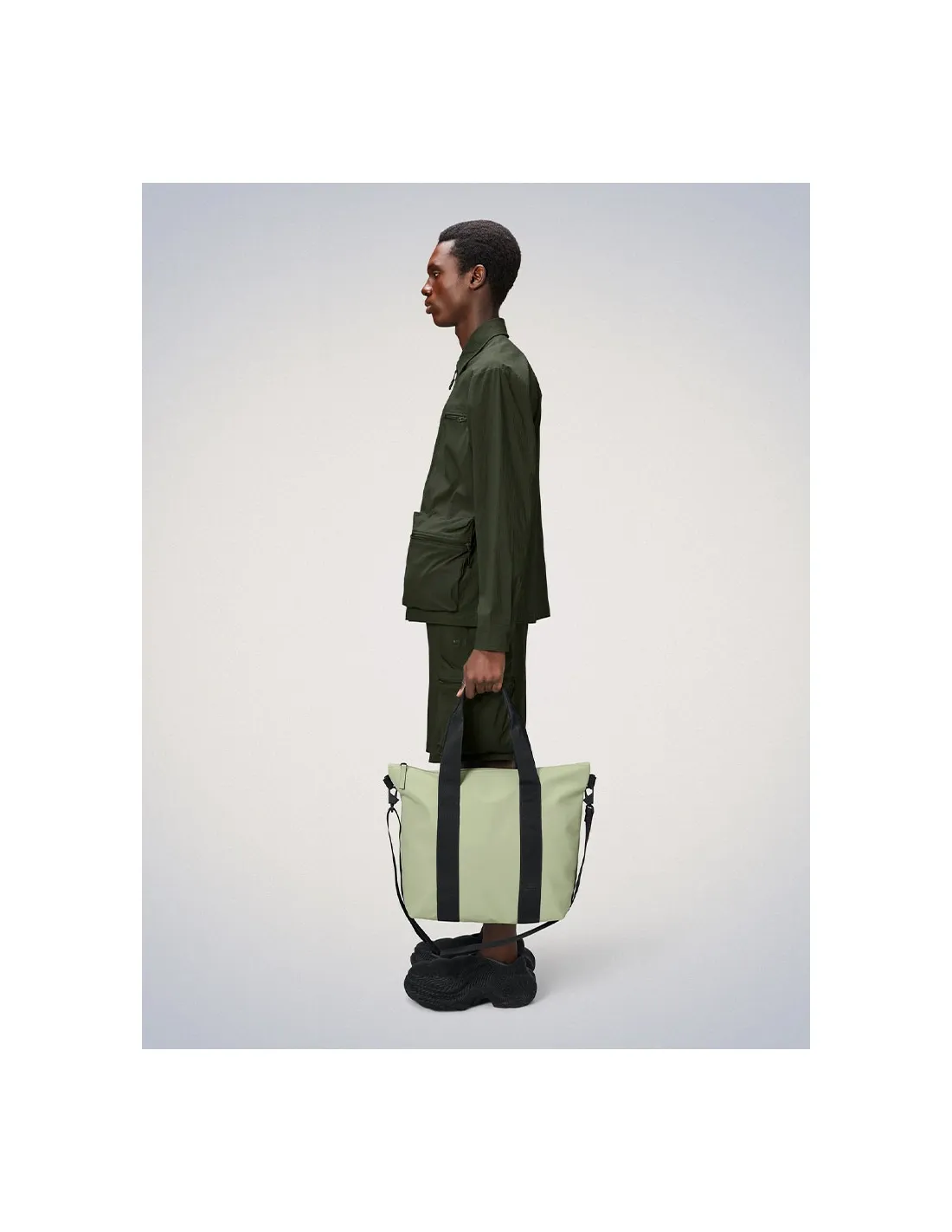 Bolso tote celeste Mini