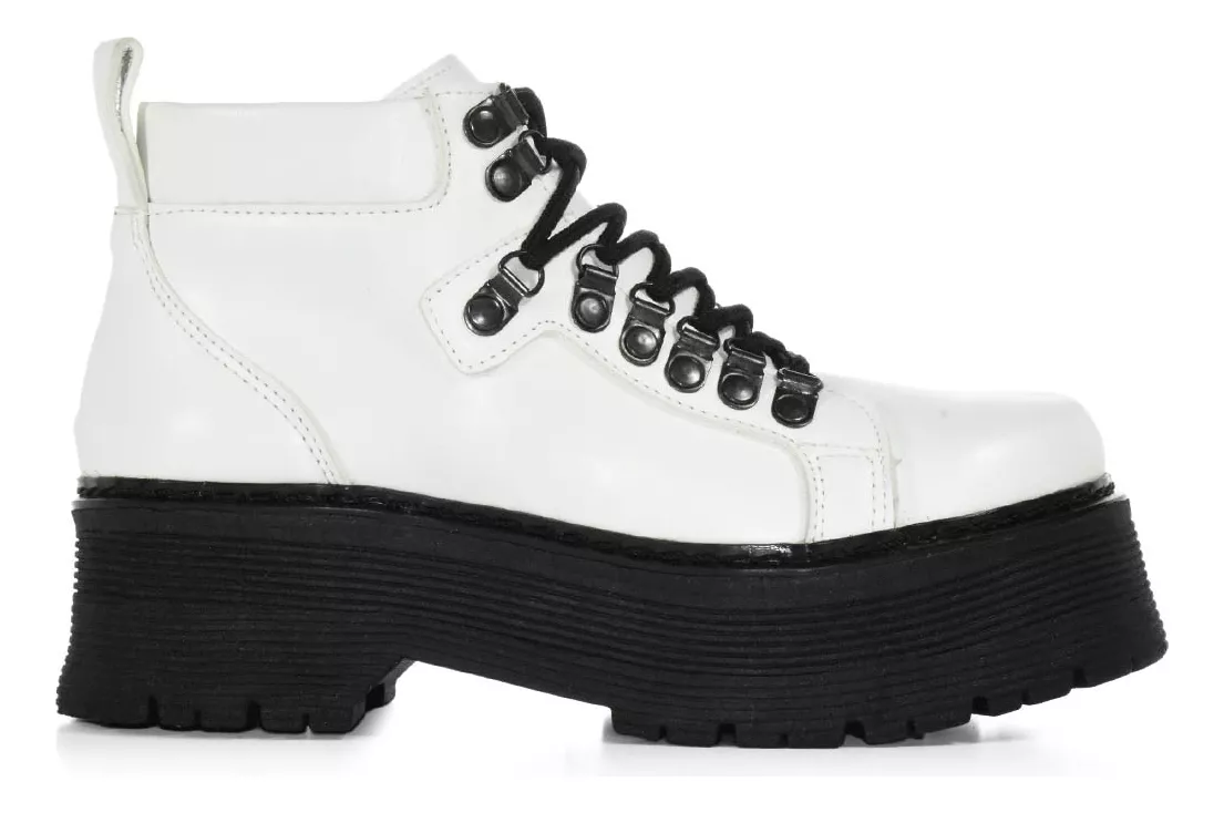 Borcego Mujer Plataforma Liviana Lorena Ba Estilo Martens 4