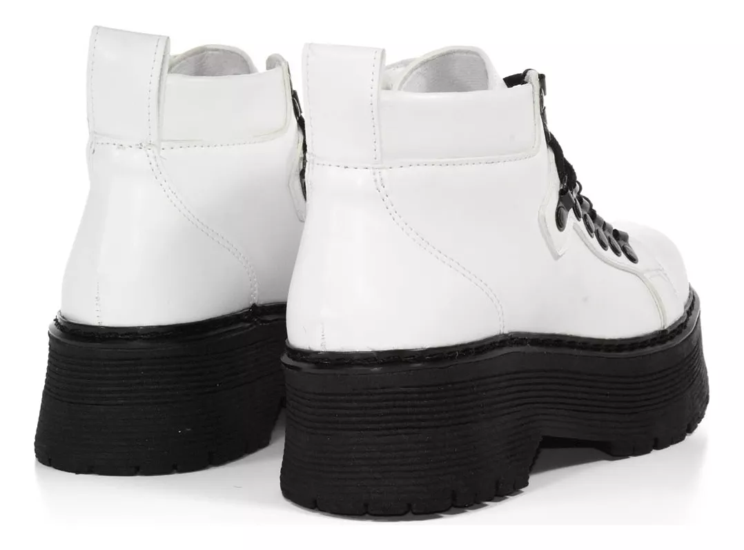 Borcego Mujer Plataforma Liviana Lorena Ba Estilo Martens 4