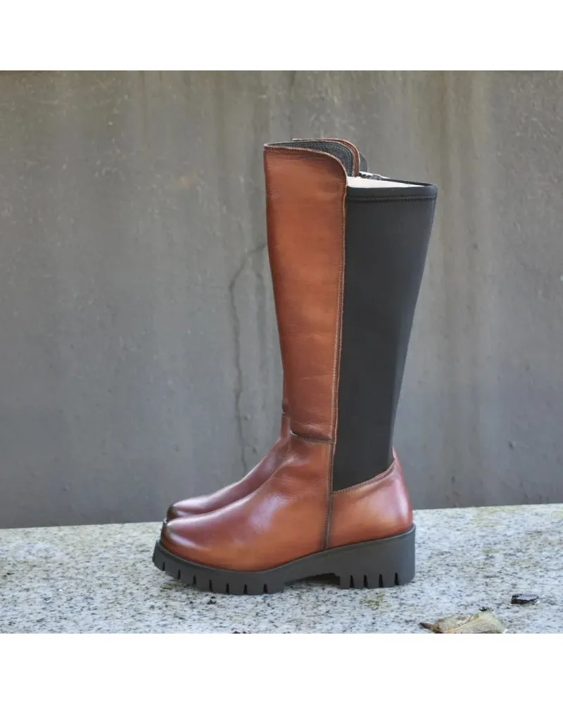Bota ALTA con cuña de CONFORT GIORDA 30858
