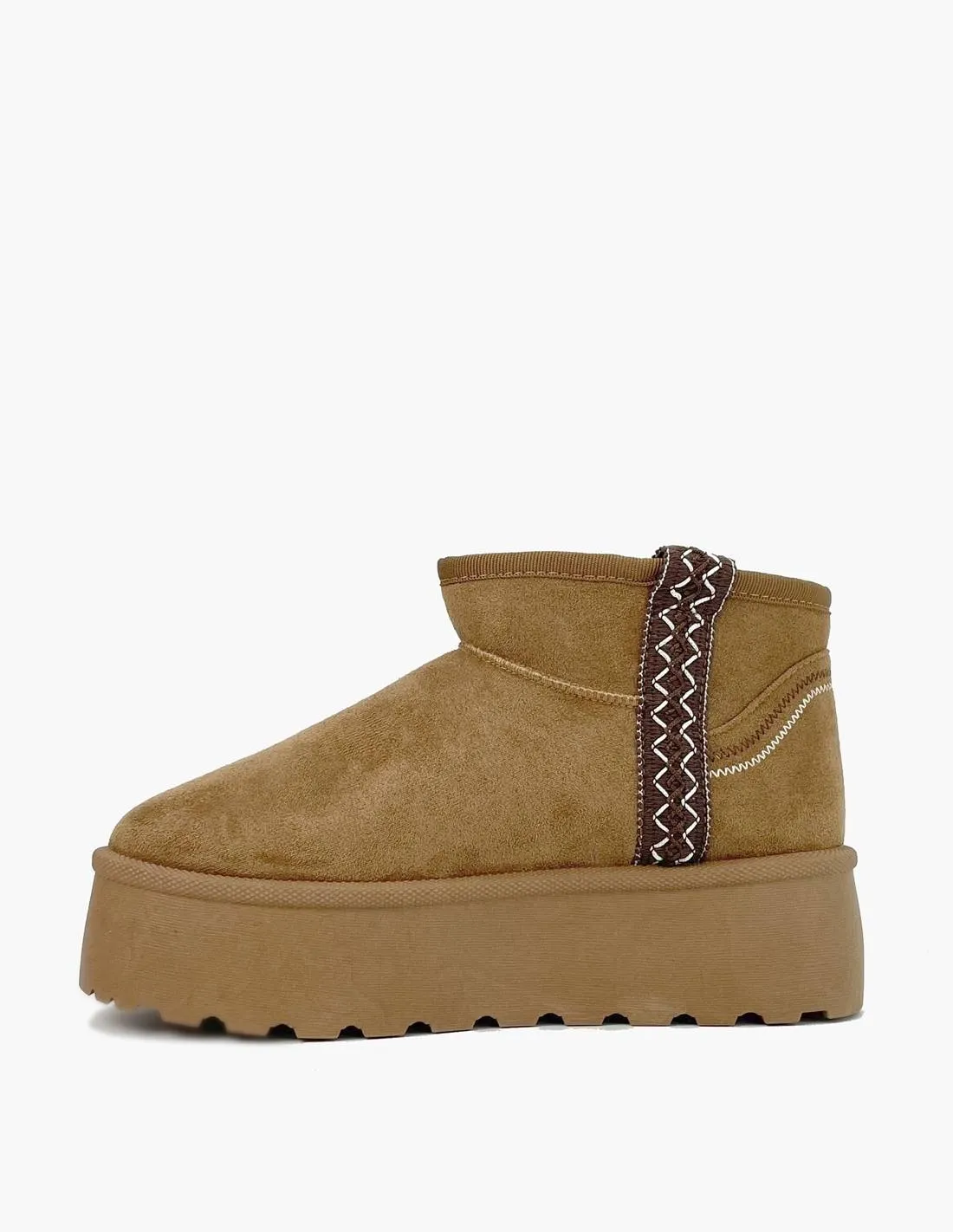 Bota australiana camel con decorados