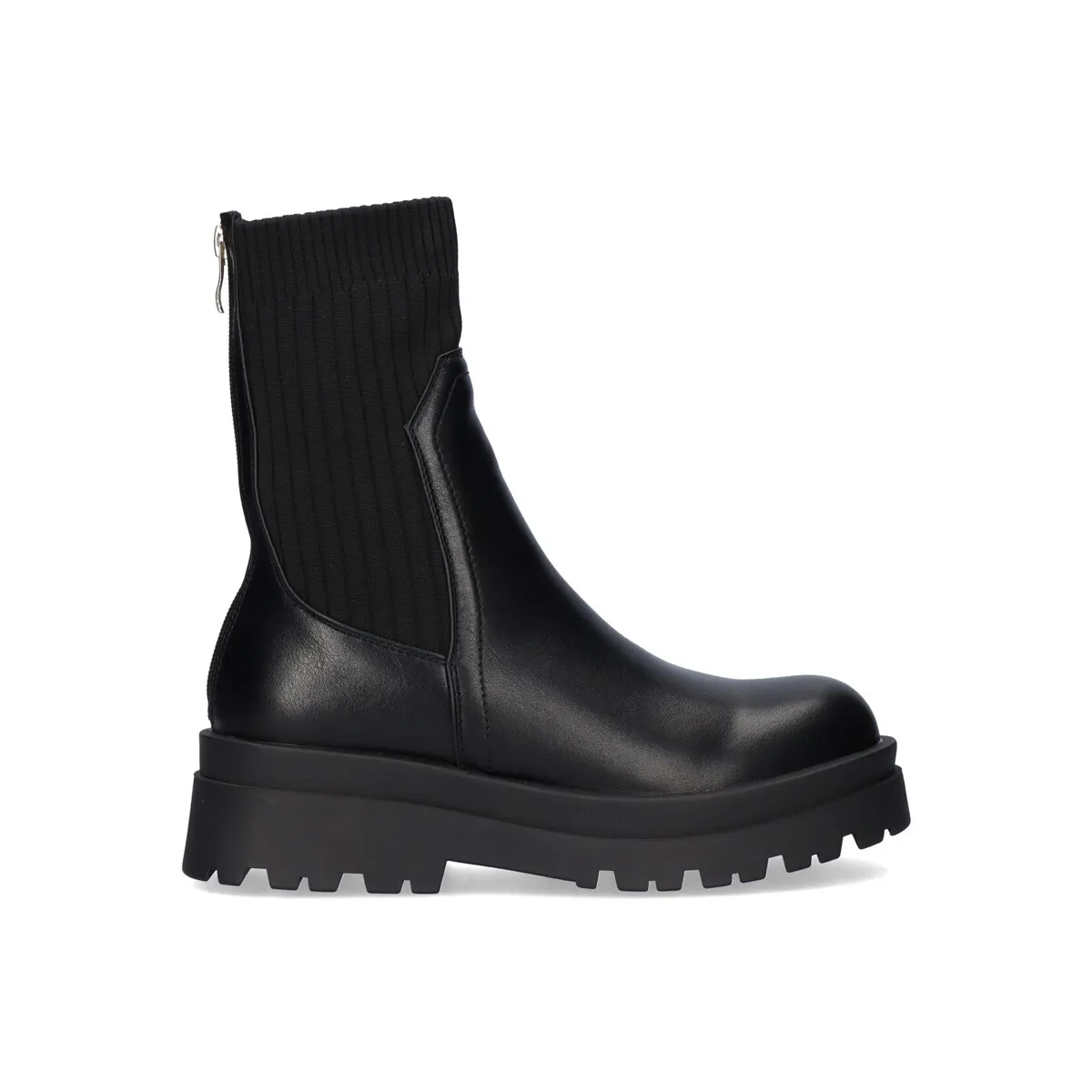 BOTA ENGOMADA ESTILO CALCETÍN T3653M2587 EN NEGRO