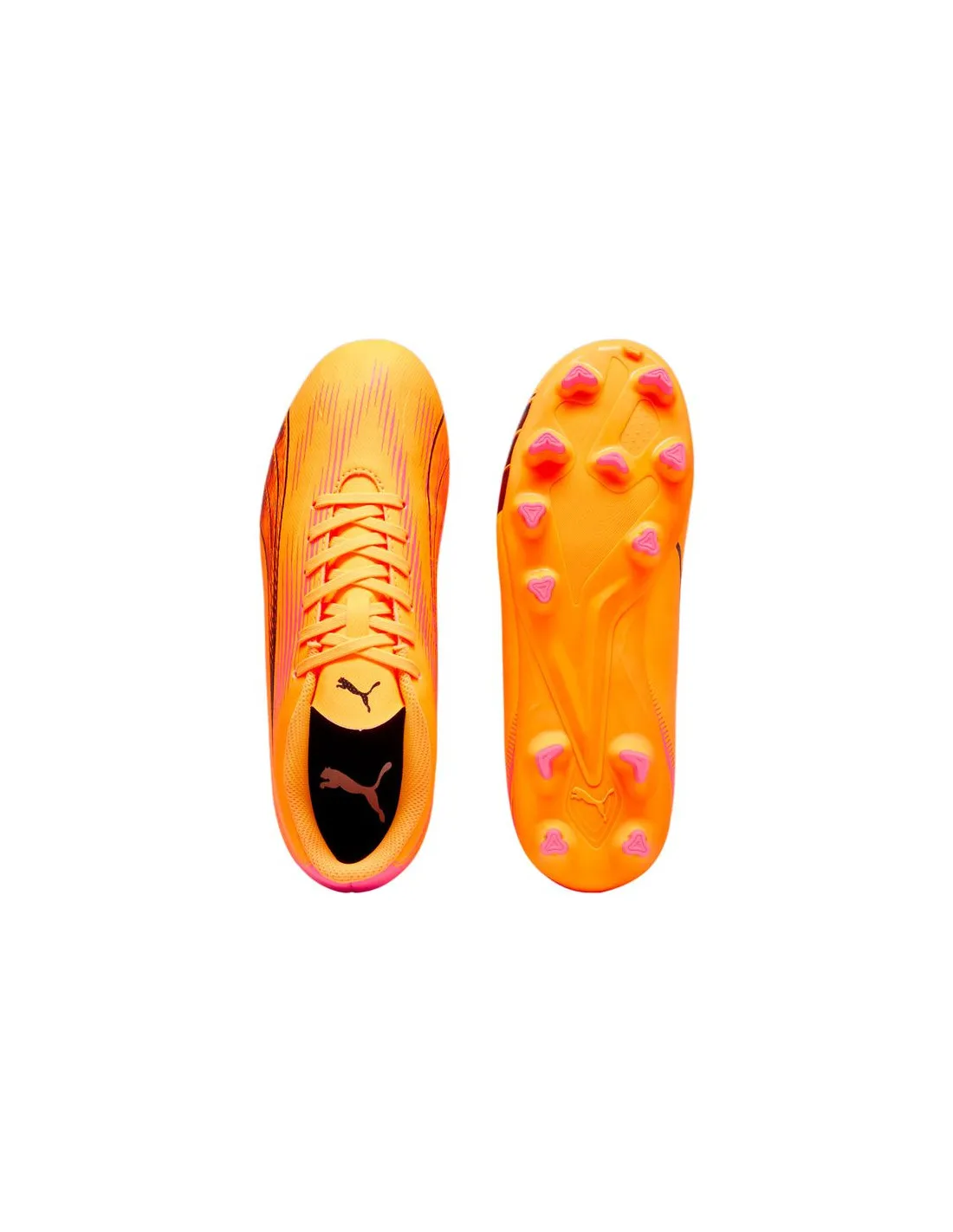 Botas de fútbol Puma ULTRA PLAY FG/AG Naranja Infantil