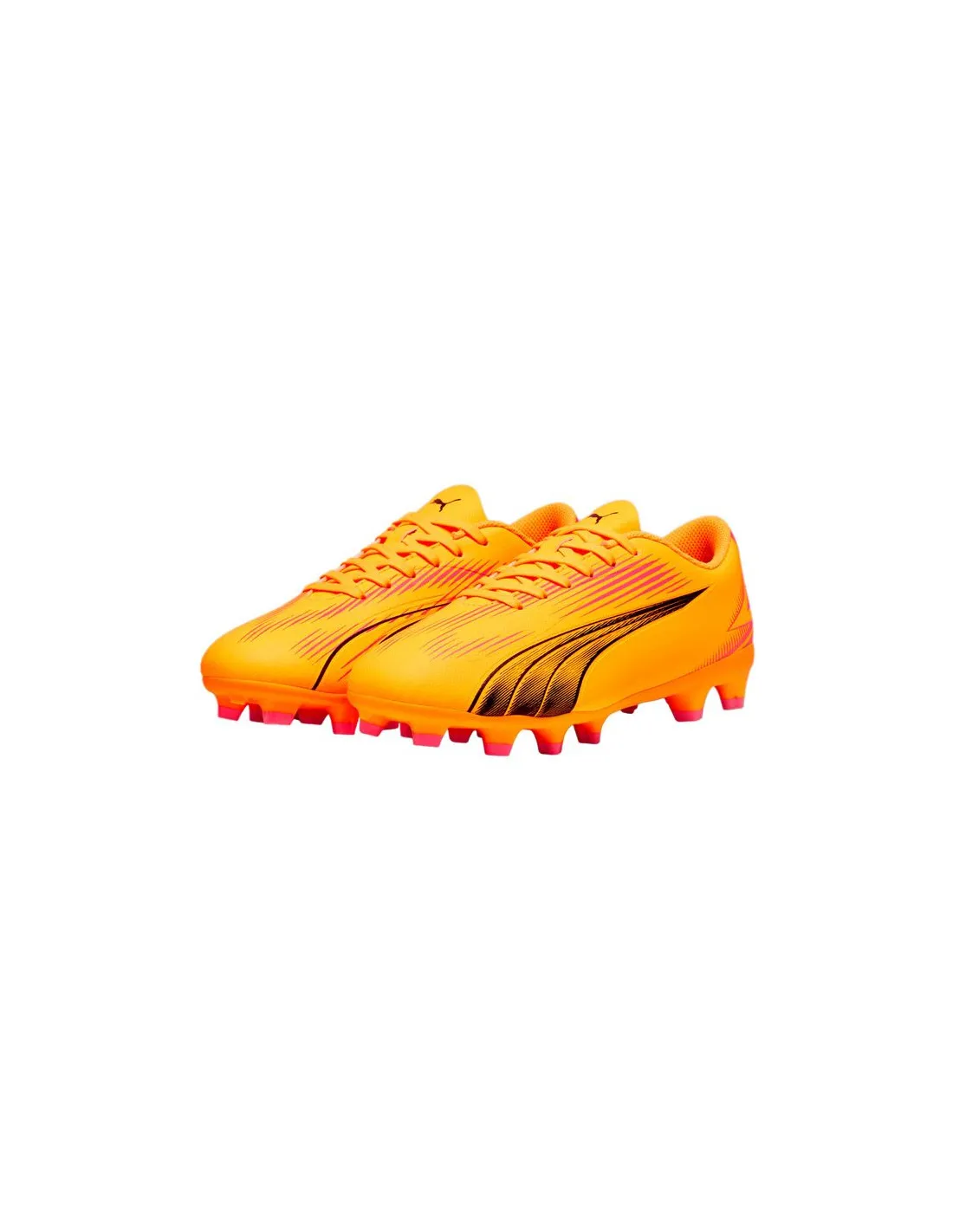 Botas de fútbol Puma ULTRA PLAY FG/AG Naranja Infantil