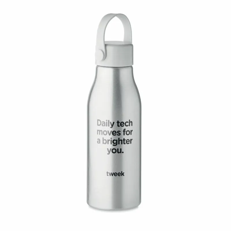 Botella corporativa asa de silicona de 650 ml. Naidon