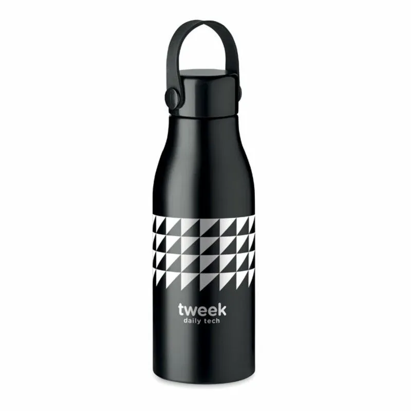 Botella corporativa asa de silicona de 650 ml. Naidon