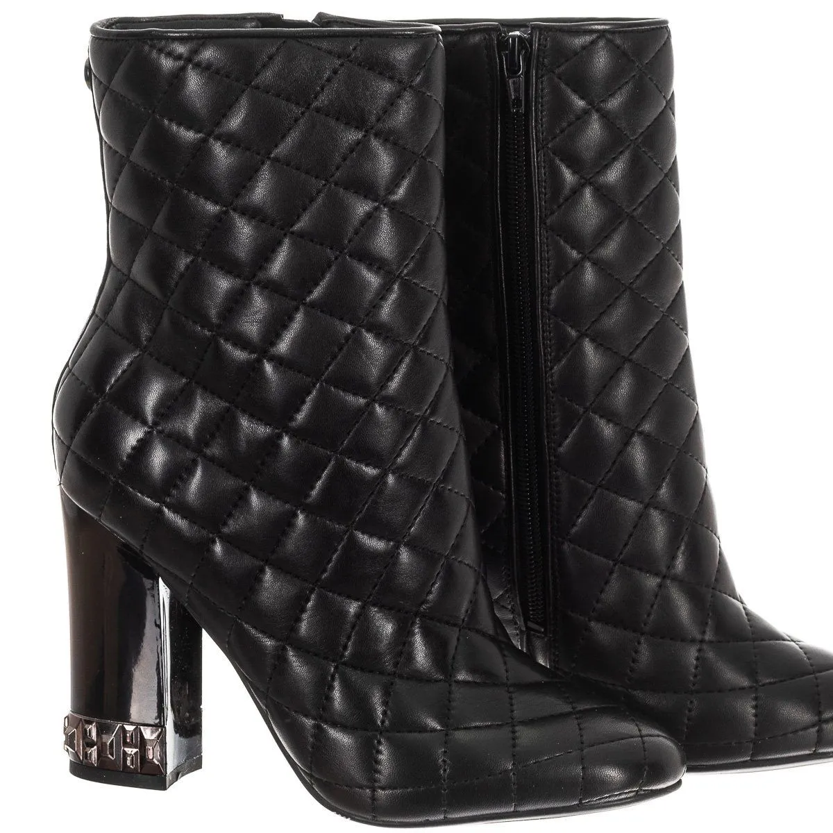 Botines Planos Acabado Acolchado De Punta Redonda Fllde3lea10 Mujer Guess