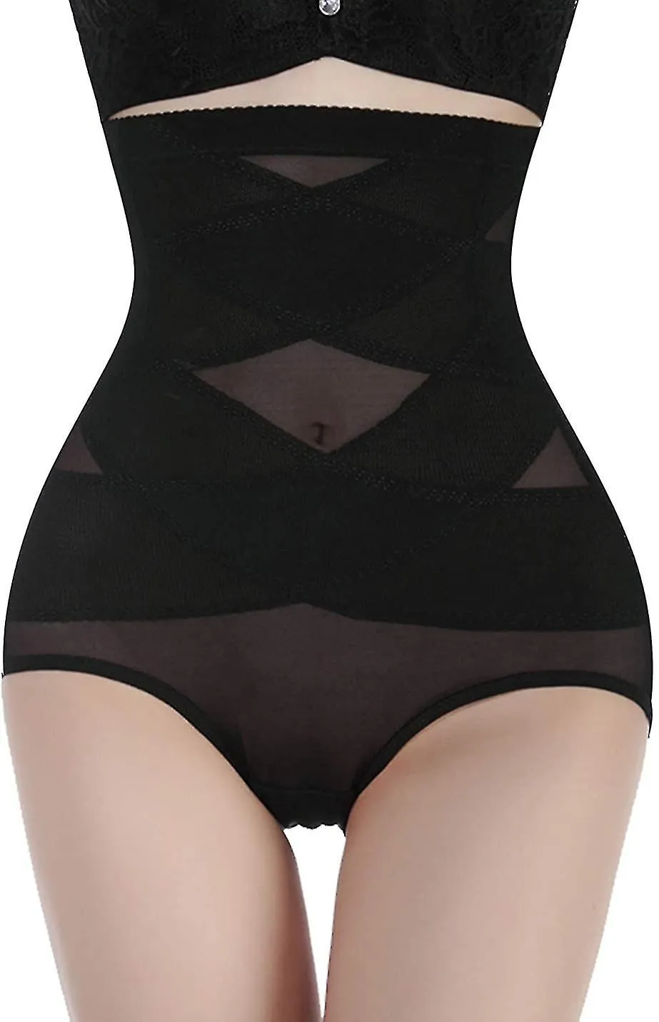Bragas de faja de cintura alta compatibles con el entrenador de abdomen de levantamiento de glúteos para mujeres
