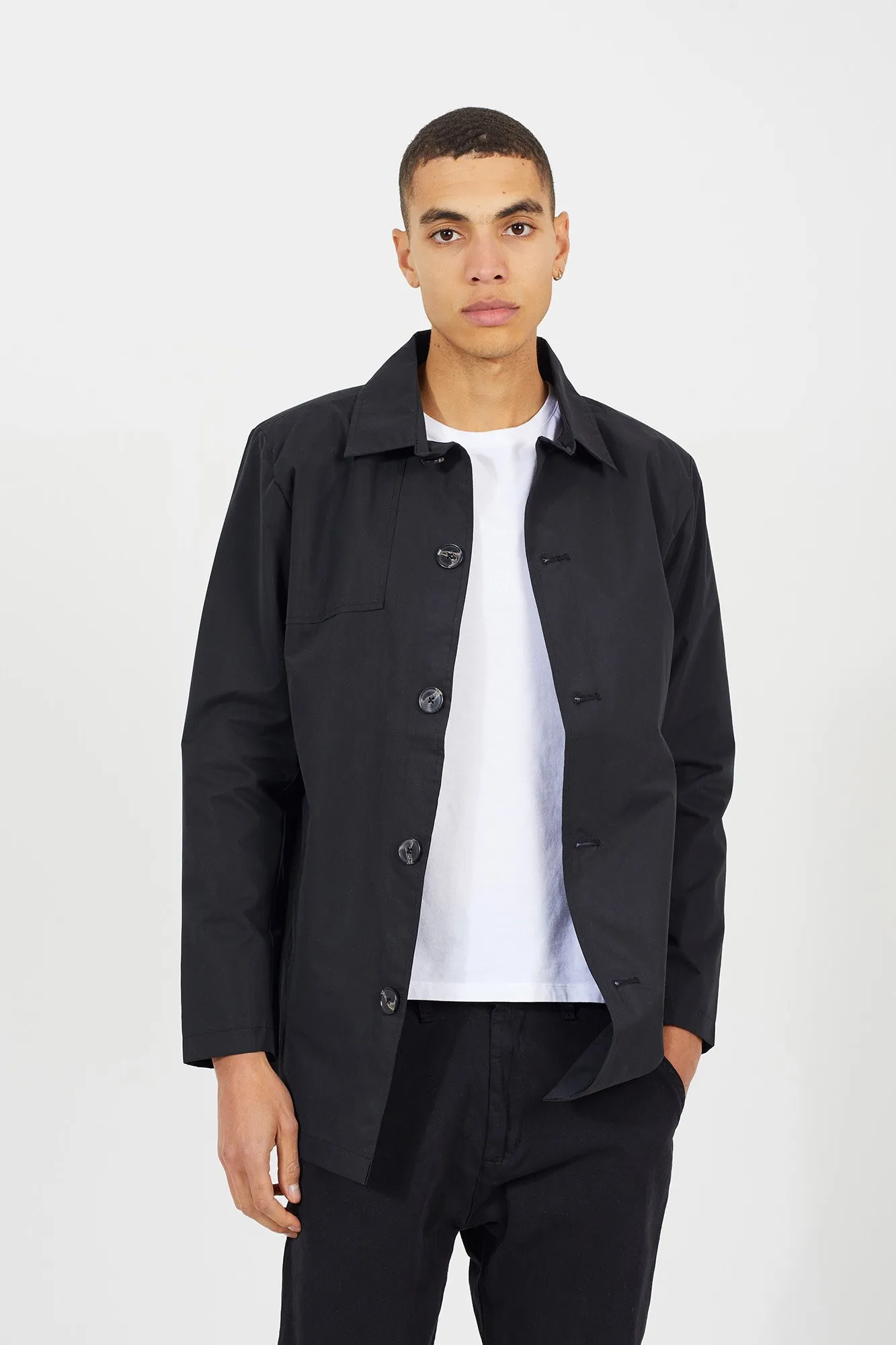 Brave Soul Chaqueta ligera abotonada