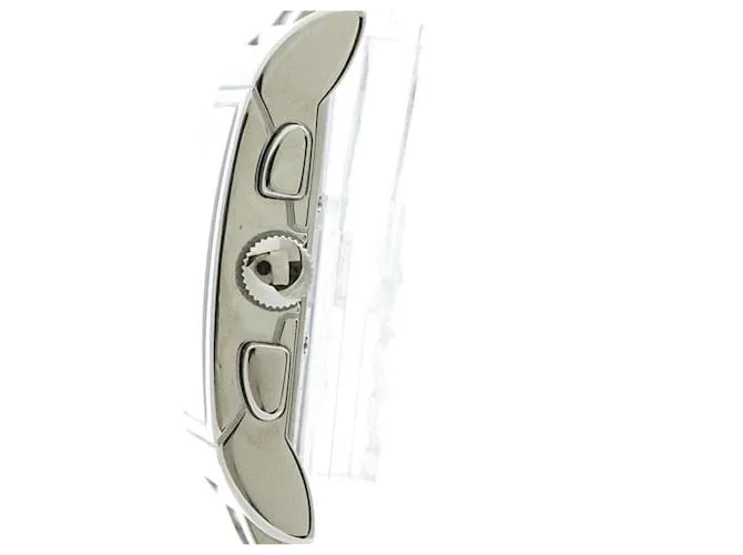 Bulgari Reloj para hombre Bvlgari Rettangolo de acero inoxidable de cuarzo RTC49S 