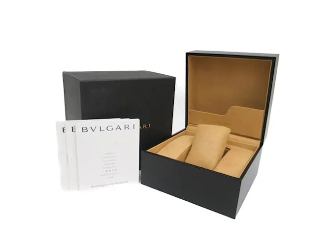 Bulgari Reloj para hombre Bvlgari Rettangolo de acero inoxidable de cuarzo RTC49S 