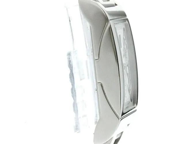 Bulgari Reloj para hombre Bvlgari Rettangolo de acero inoxidable de cuarzo RTC49S 
