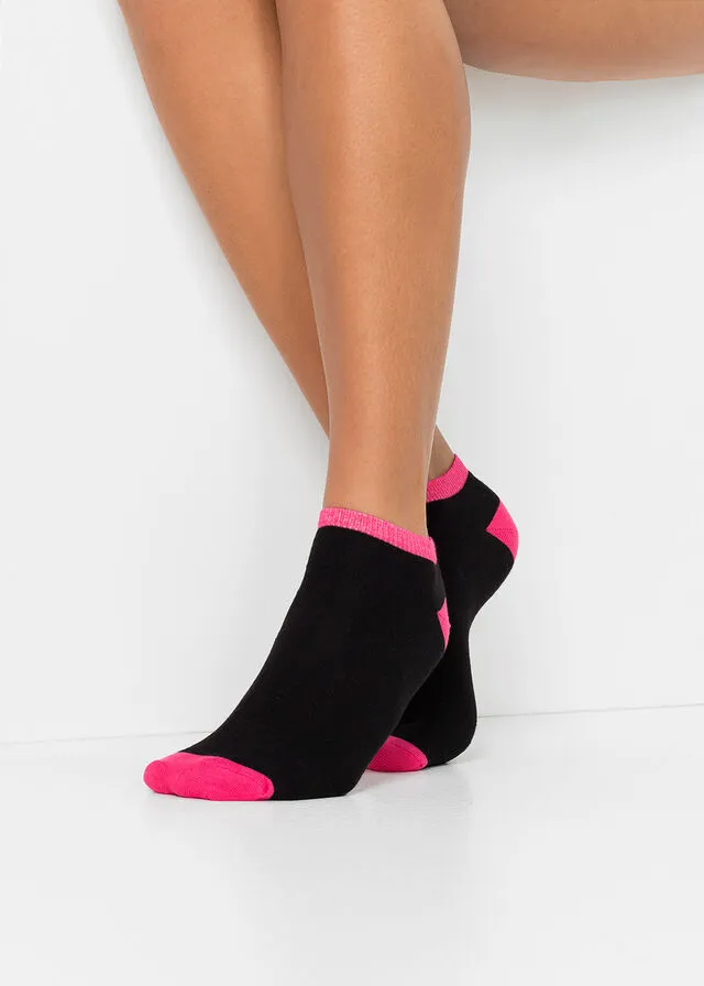 Calcetines deportivos con los días de la semana (8 pares) de algodón orgánico Negro multicolor