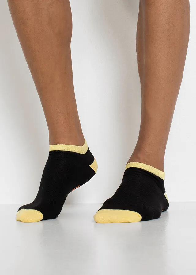 Calcetines deportivos con los días de la semana (8 pares) de algodón orgánico Negro multicolor