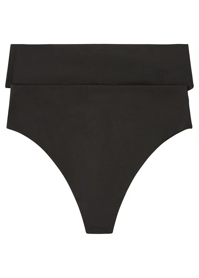Calzoncillos de cintura alta Negro