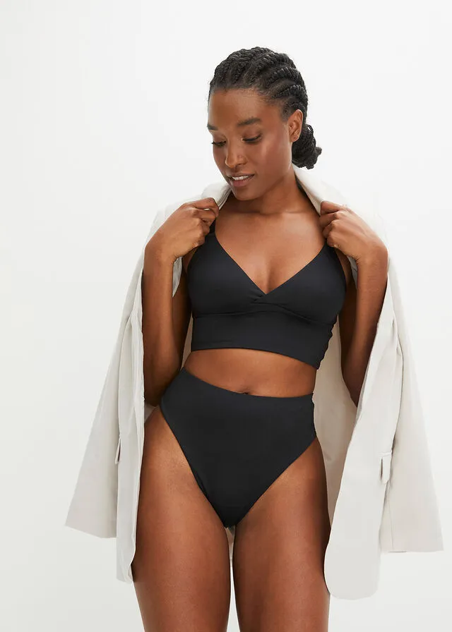 Calzoncillos de cintura alta Negro