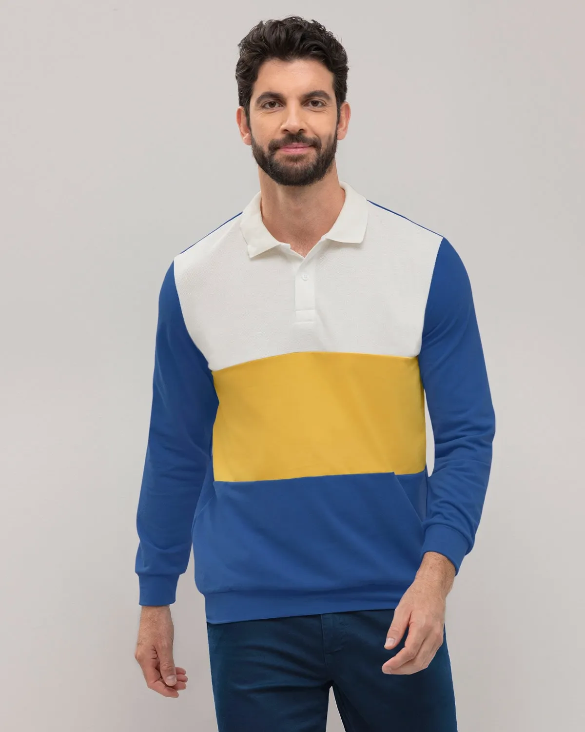 Camibuzo con franjas de color