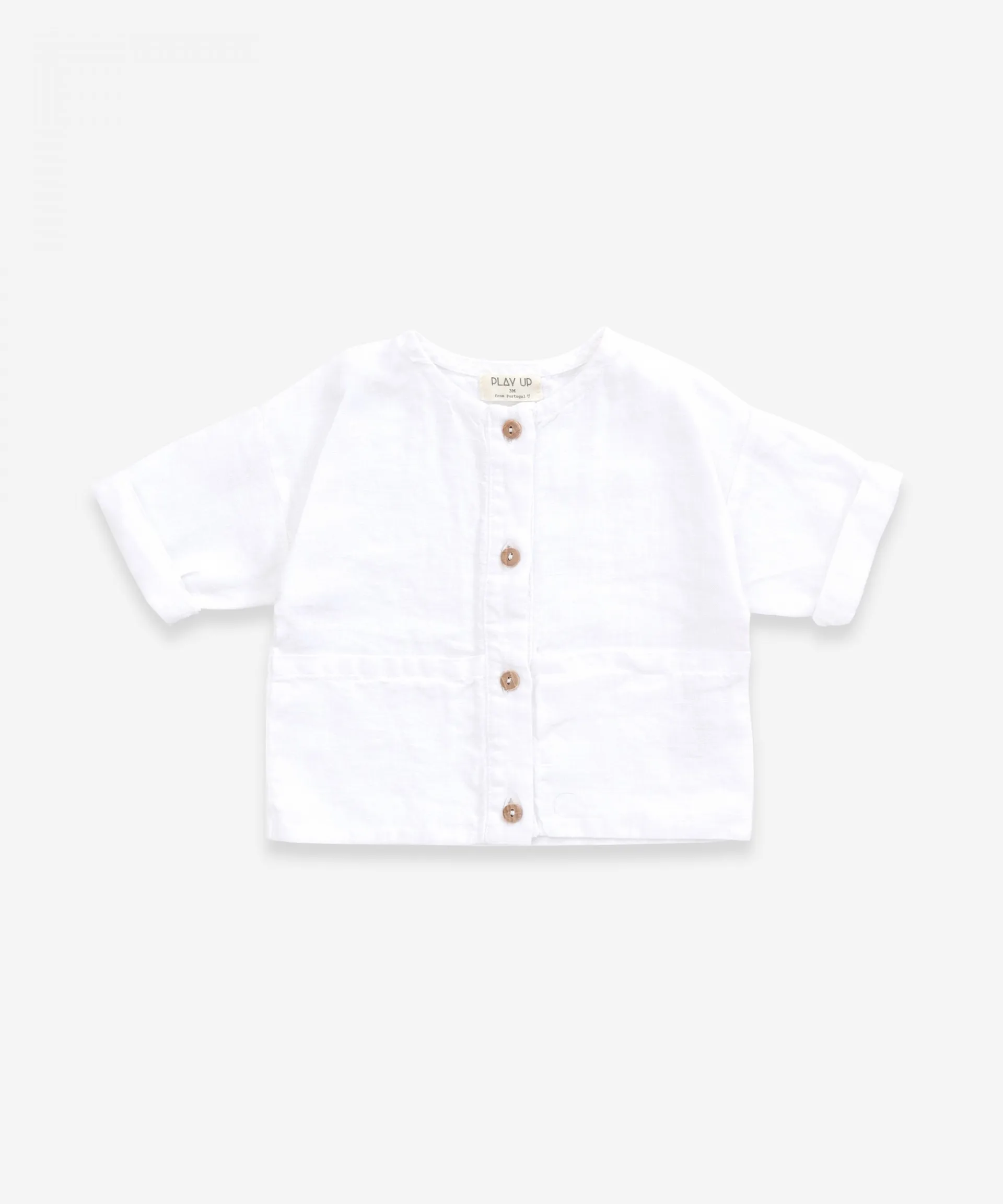 Camisa de lino con bolsillos | Weaving