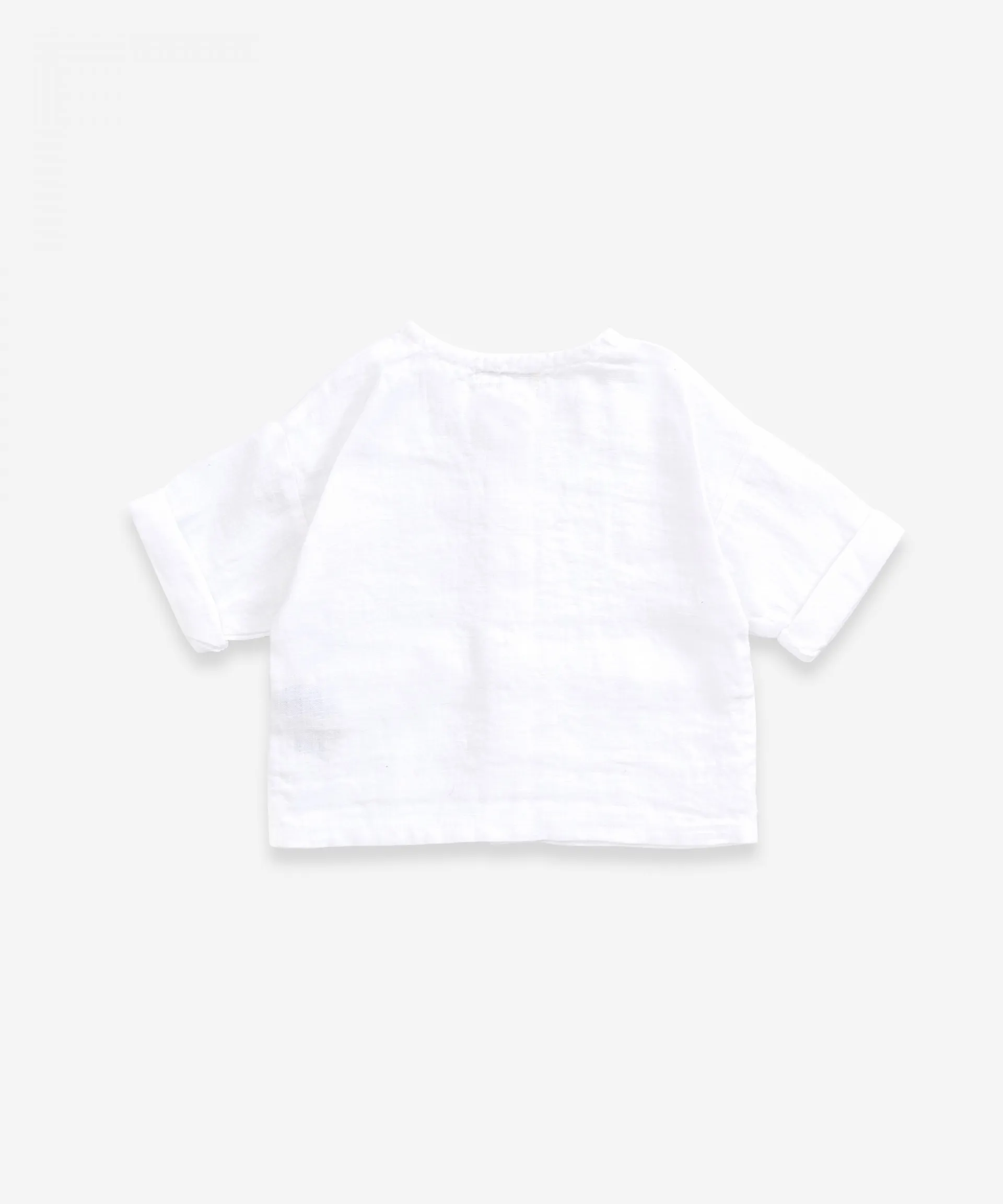 Camisa de lino con bolsillos | Weaving