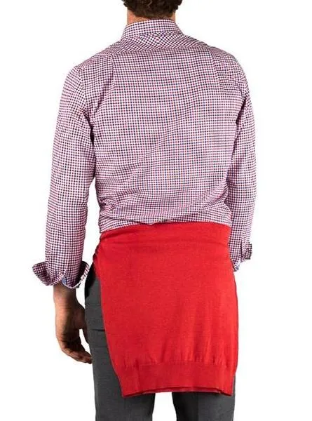 camisa el ganso bicolor azul y rojo para hombre