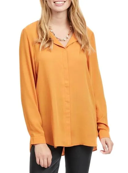 camisa vila vilucy golden para mujer