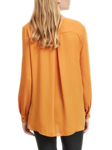camisa vila vilucy golden para mujer