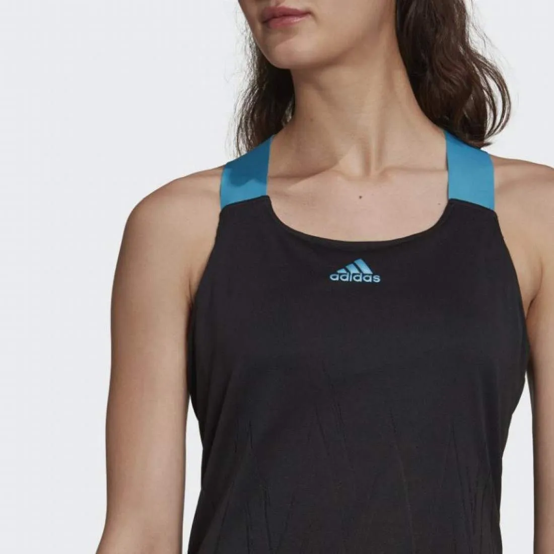 Camiseta Adidas PrimeBlue AeroKnit Negro Aqua | Adidas