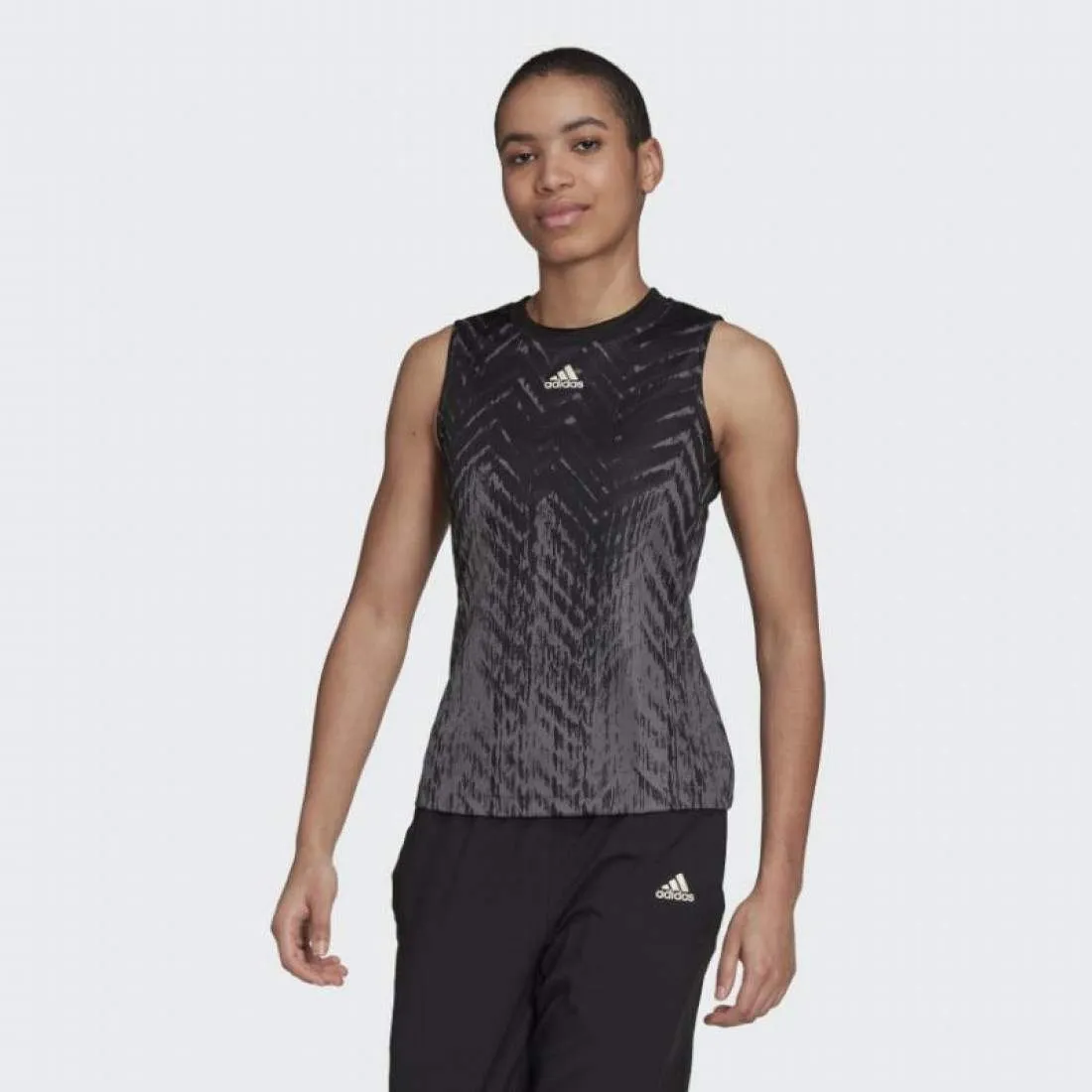 Camiseta Adidas PrimeBlue Match Printed Negro | Adidas