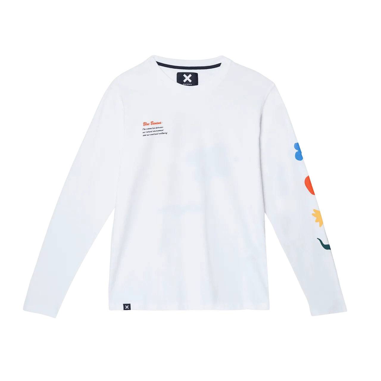 Camiseta Blue Banana LS Sun White