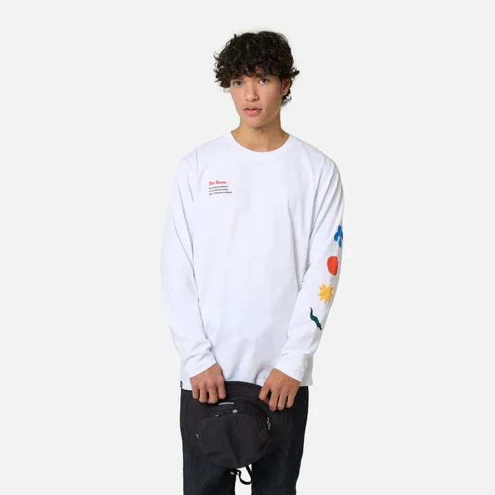 Camiseta Blue Banana LS Sun White