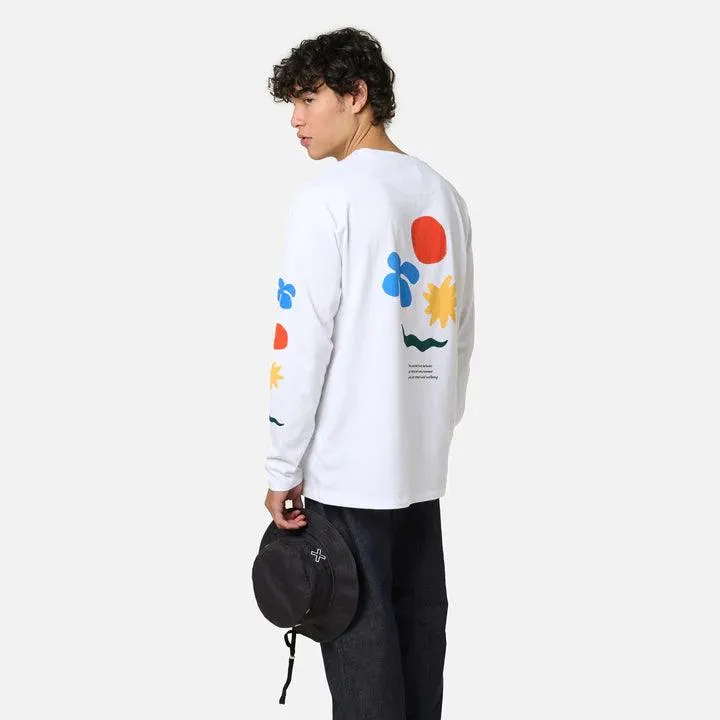 Camiseta Blue Banana LS Sun White
