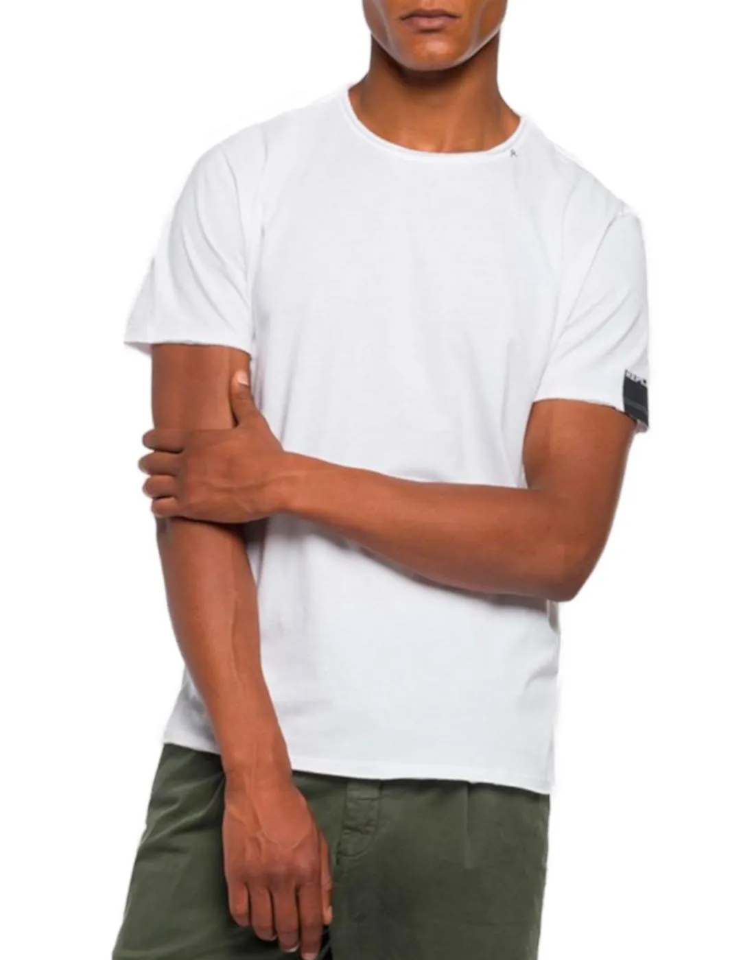 CAMISETA BáSICA REPLAY BLANCA PARA HOMBRE &