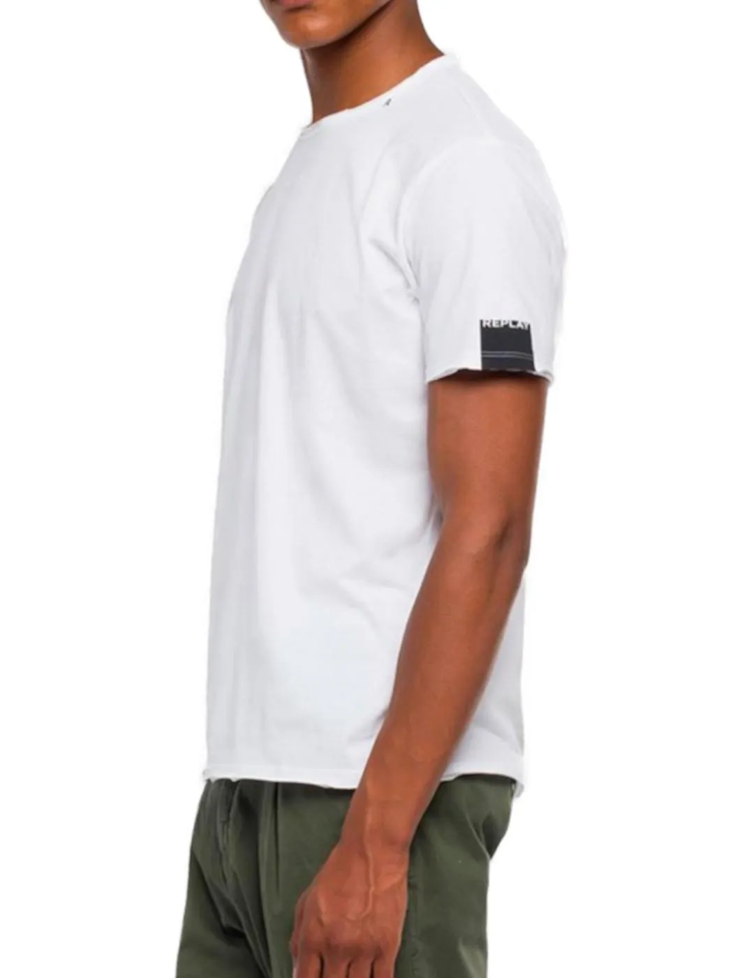 CAMISETA BáSICA REPLAY BLANCA PARA HOMBRE &