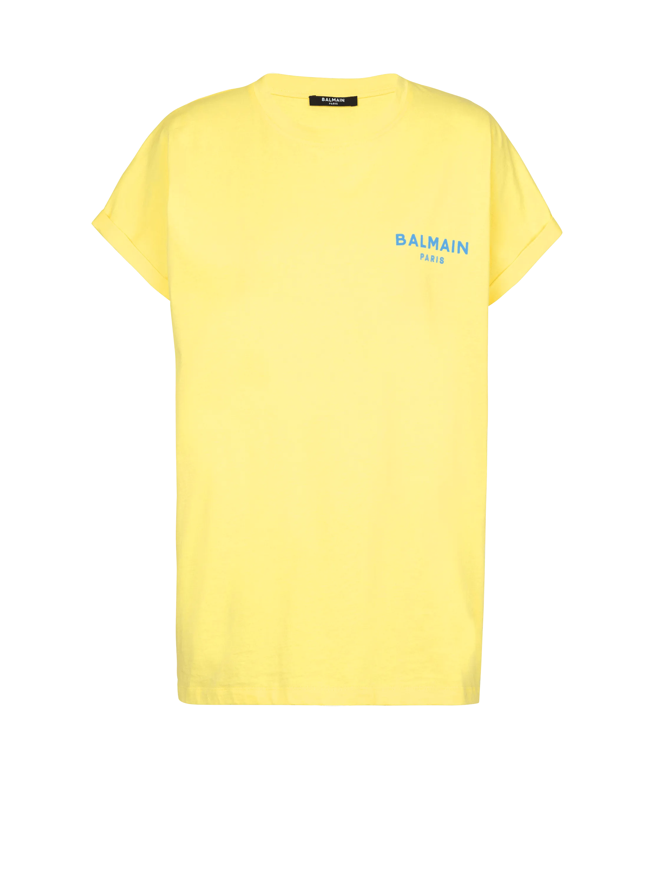 Camiseta con el logotipo de Balmain Paris serigrafiado