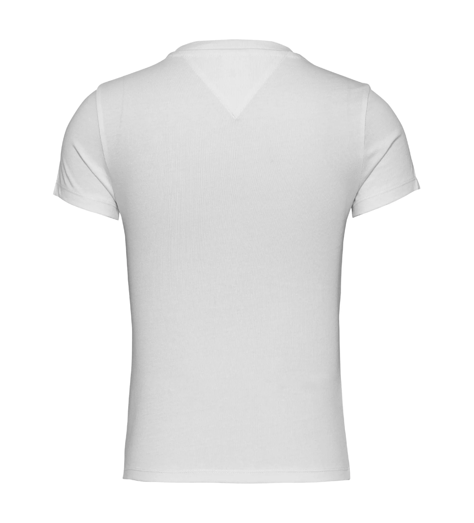 Camiseta de corte slim con logo blanco