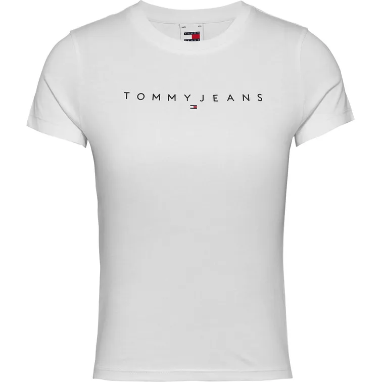 CAMISETA DE CORTE SLIM CON LOGO MUJER TOMMY JEANS