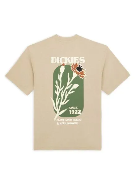 Camiseta Dickies Herndon Beige Para Hombre