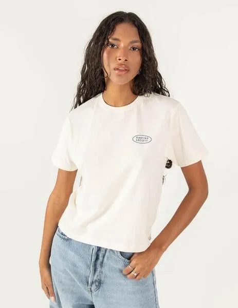 CAMISETA KAOTIKO WASHED DON'T FORGET  IVORY