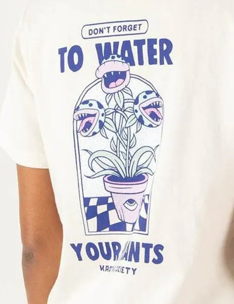 CAMISETA KAOTIKO WASHED DON'T FORGET  IVORY