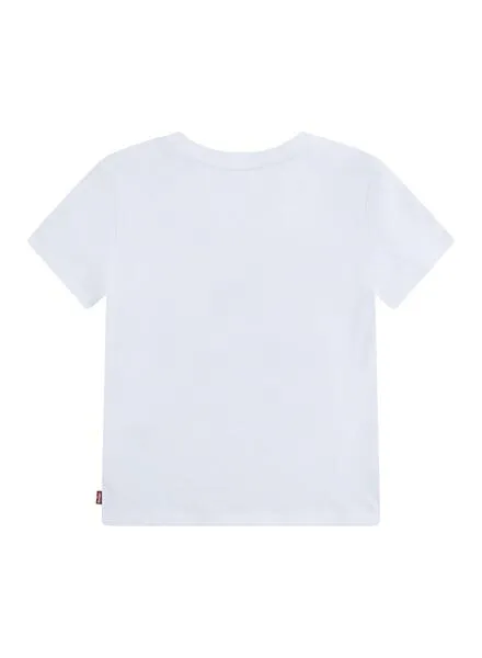 Camiseta Levis Retro Blanco Para Niña