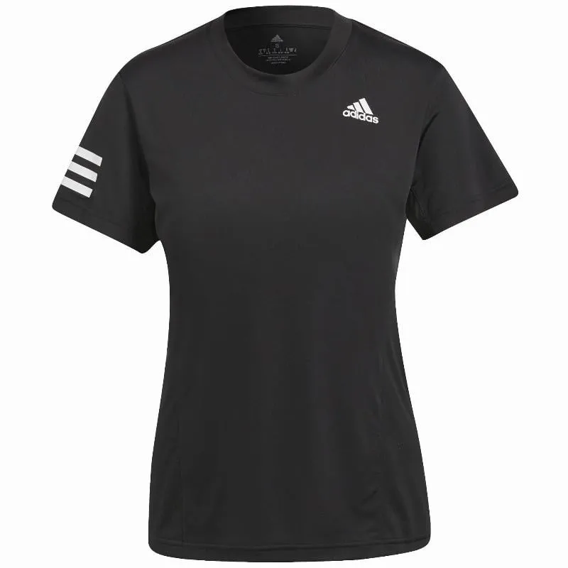 Camiseta Manga Corta Adidas Club Negro Mujer | Adidas