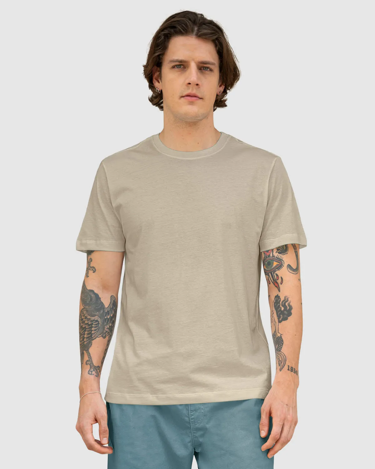 Camiseta manga corta básica 100% algodón