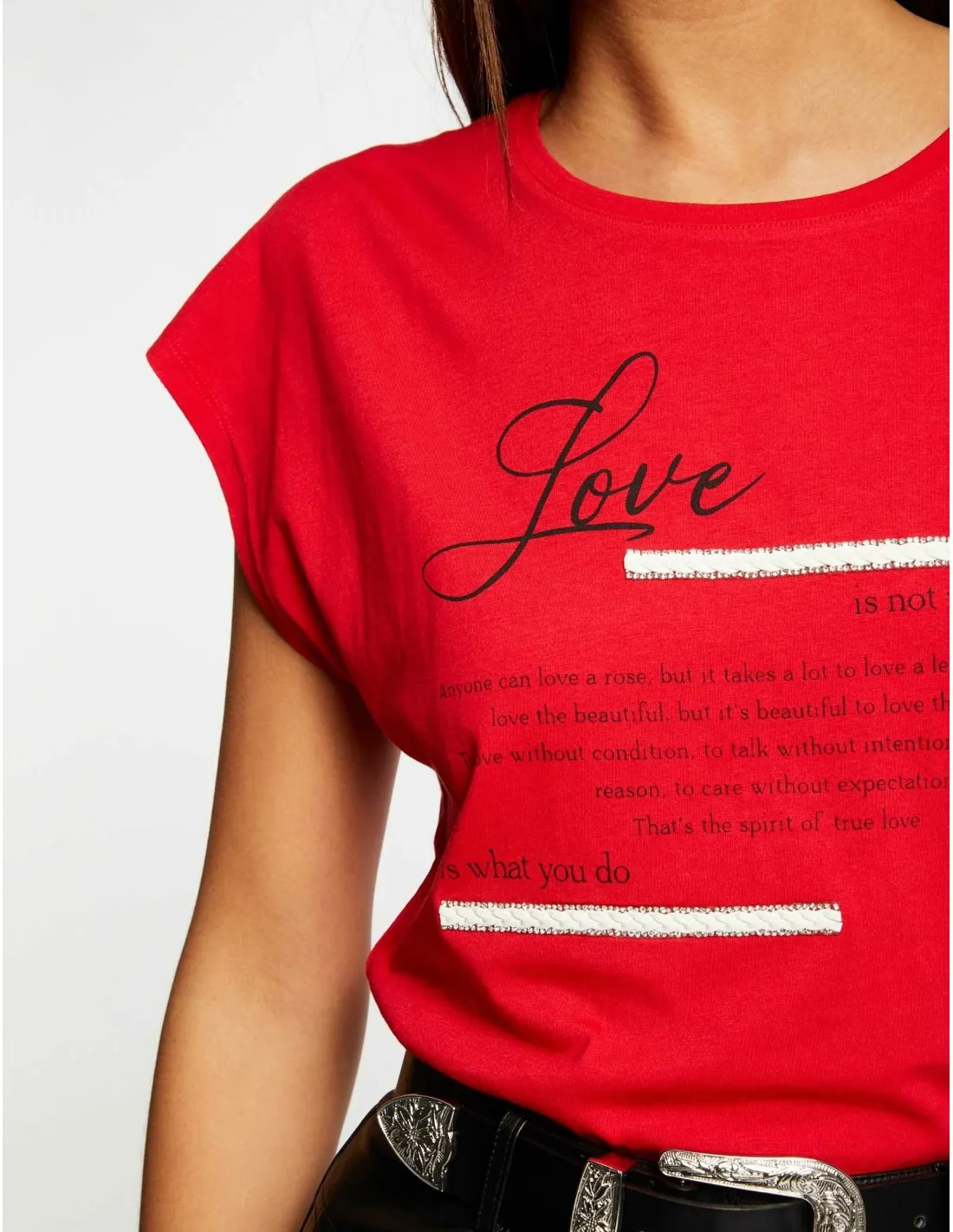 CAMISETA MC MORGAN DLOV PRINT LETRAS