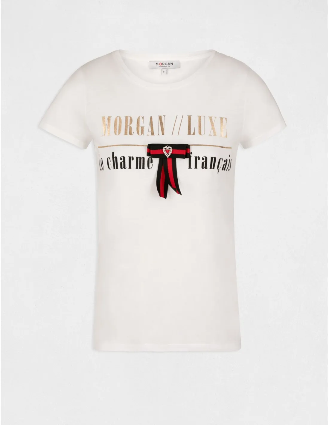 CAMISETA MC MORGAN DLUXE LAZO CORAZON PI