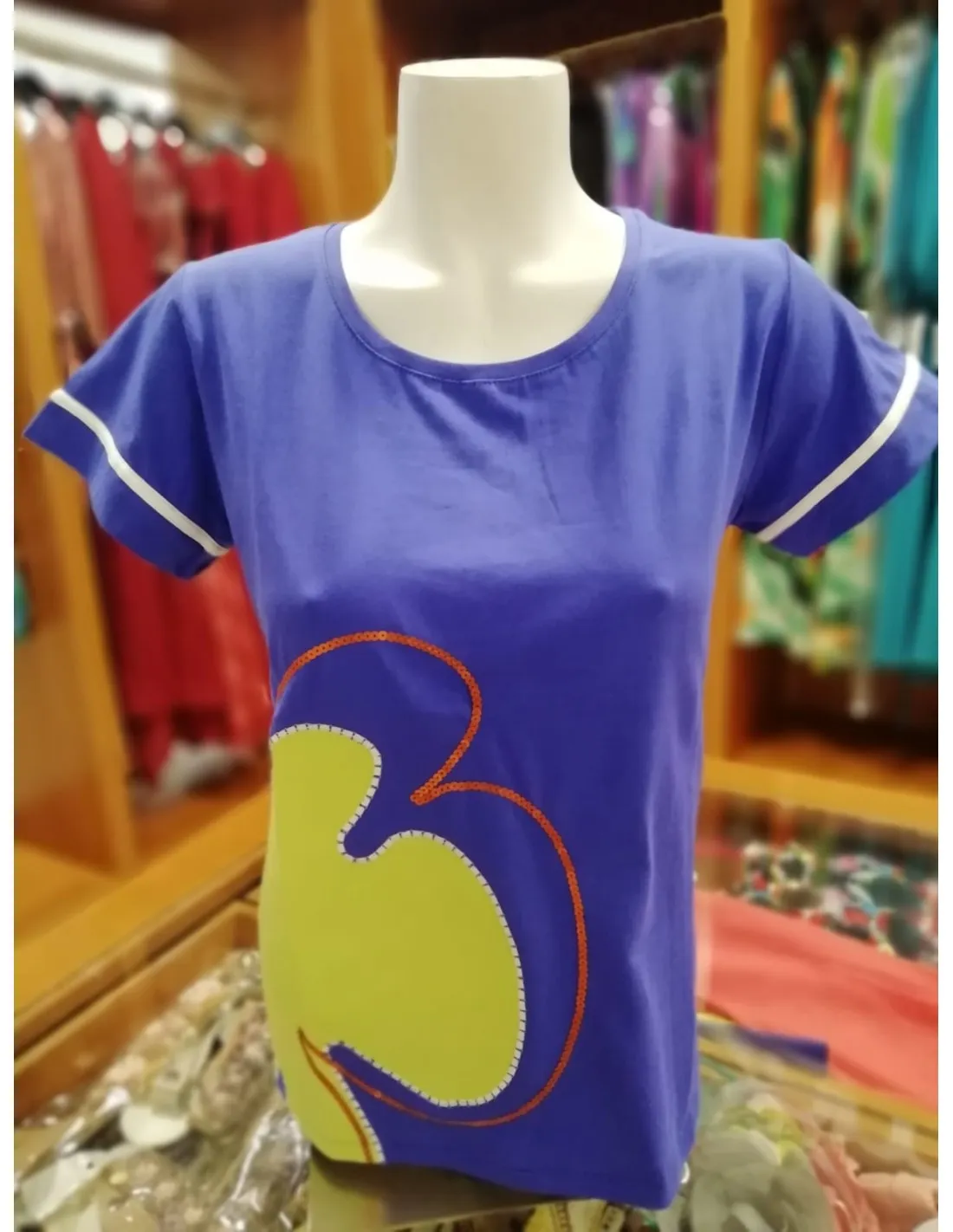 CAMISETA MC SCORZZO 124676 LENTEJUELA