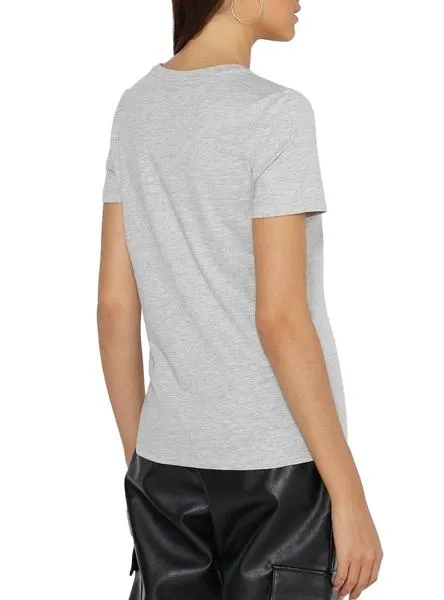 camiseta only liggy gris para mujer