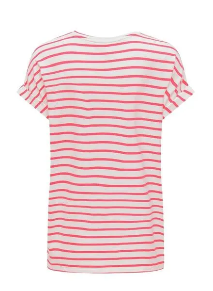 Camiseta Only Moster Rosa Para Mujer