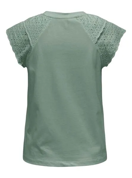 Camiseta Only Xiana Verde Para Mujer