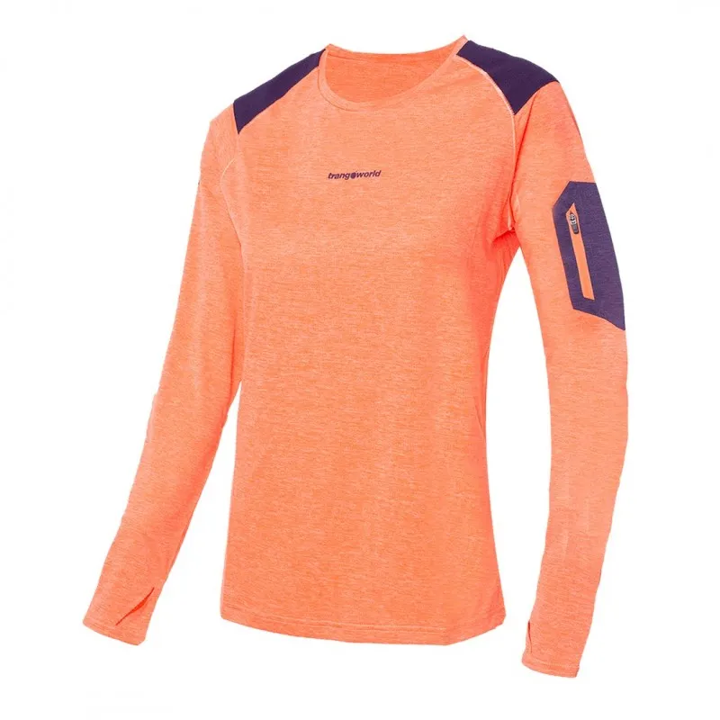 CAMISETA TRANGOWORLD TRX2 WM PRO LONG CORAL