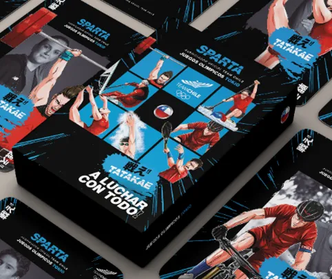 Cartas Coleccionables Team Chile JJOO Tokio 2020